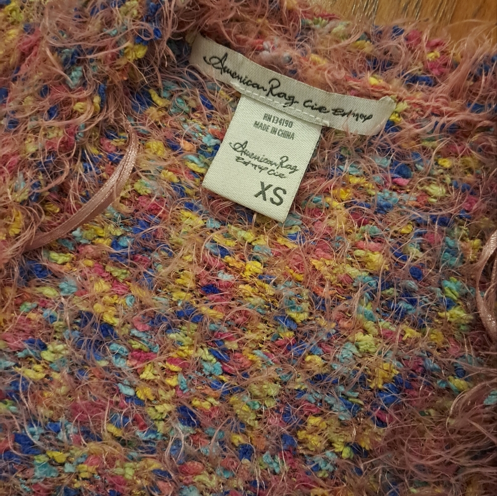 American Rag Multicolor Women's knit open Cardigan - Picture 8 of 8